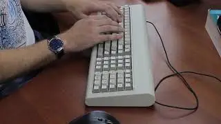 Typing Demo XL - Alps SKCC green (IBM Pingmaster) (ASMR)