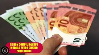 Modulo da compilare entro Giugno: Rischi di perdere 1000&euro;! Corri al CAF!