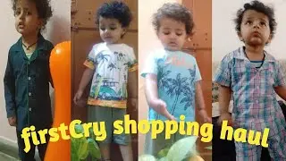 firstCry shopping haul 2021 for 1-2year boy// summer shopping for kids stylish clothes