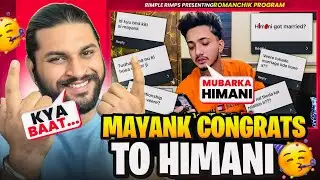 Mayank Ne Dittiyaan Himani Nu Viah Diyaan Mubarka 😂💔
