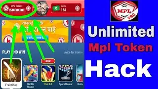 #technoAnkit999 Mpl app ka unlimited token  official trick 2019