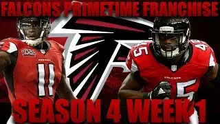 Madden 17 Falcons Franchise | Primetime League Season 4 Week 1! Last Season!!