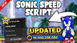 *UPDATED* Sonic Speed Simulator Script (PASTEBIN 2023) (INFINITE EXP AND RINGS, SCRAP FARM)