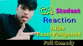 CA Student Reaction After Exam Postponed - By Pranjal Basnet