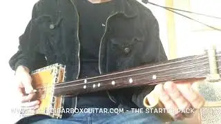 LearnCigarBoxGuitar.com archive. 3 string slide course #46
