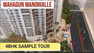 Mahagun Manorialle - Sector 128, Noida 4BHK Sample Apartment Tour - #Mahagunmanorialle #luxury