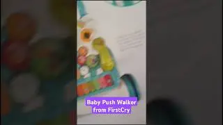 Baby Push Walker from FirstCry #sale #babygear #firstcry #babywalker #blissfulunboxing