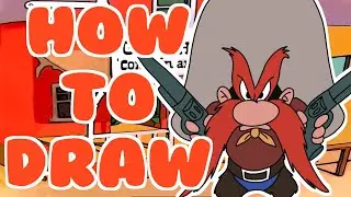 How To Draw Yosemite Sam From Looney Tunes!