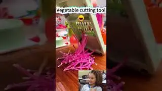 A vegetable cutter that does not hurt your hands and can cut everything without wasting#easytouse
