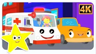 Wheels On The Ambulance - Emergency Vehicle Rhymes And Kids Songs