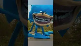 🤯 OMG! Giant Shin Sonic Tapes Encounter in Real Life! #shorts #shinsonic #reallife