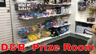 Dave & Busters Arcade - Prize Room Tour - Some New Prizes