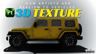 I Textured a Jeep Like a AAA Game Asset | Full Substance Painter Workflow#viral
