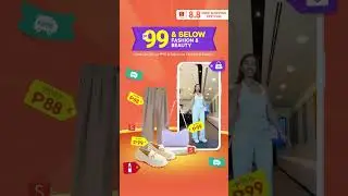 Shopee 8.8 (2023): Fashion and Beauty Digital Ad Q3 2023 15s (Phils., Ver. 1) [CC/ST] #Shorts