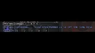 TRIAD OPEN MEMBER LV 51 CPT 10K SUNG BISA GEBUKIN G+