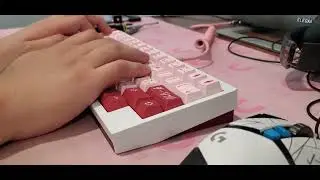 QK60 (Alu Plate) with Dangkeebs Cookies n' Cream Tactiles Sound Test