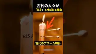 古代人が作ったアラーム時計とは？