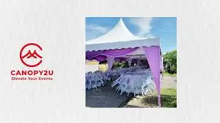 20x20 Canopy Setup for Outdoor Events | Canopy2u Malaysia