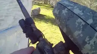 autococker oracle and a etha 2 50 cal on my back pt4