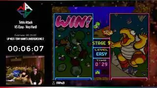 *NASA 2019* - Tetris Attack - VS Mode Speedrun (Easy - Very Hard) - 16:28 IGT (31:48 RTA)