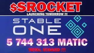 🚀 STABLE ONE - $SROCKET TOKEN and DAO LAUNCH SOON, DEN'S DRAGON NFTs - CREATING A DeFi ECOSYSTEM