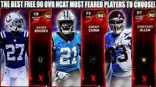THE BEST FREE 90 OVR NCAT MOST FEARED PLAYERS TO CHOOSE! RANKING THE MF 90 OVR CARDS! | MADDEN 22