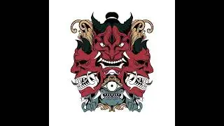 PROCREATE DESIGN DEVIL FACE