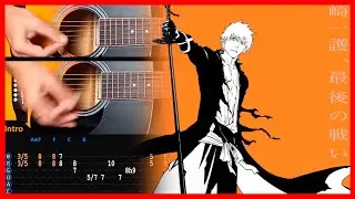 Bleach: Thousand-Year Blood War OP - Scar | Acoustic Guitar Lesson [Tutorial + TAB + CHORDS]