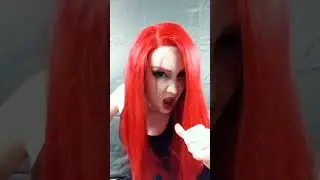 Experimenting with scar makeup (Katarina from League of Legends)