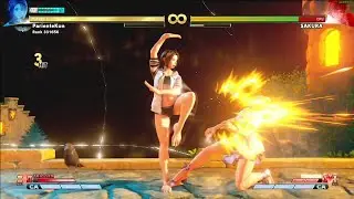 Street Fighter V Final Patch - Akira combo