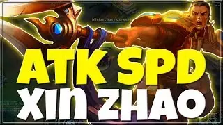 5 Minutes of Max Attack Spees Xin Zhao Jungle - League of Legends S9