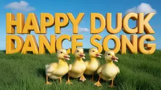 Duck Song for Toddlers | Cute English Learning Rhyme for Kids Singing and Dancing Together Fun