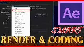 Smart RENDERING Video in After Effects - After Effects / 1ncoder