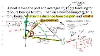 Navigation and Bearing Problems | Step-by-Step Tutorial