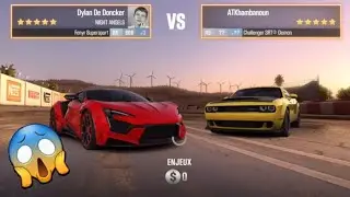 DODGE CHALLENGER DEMON VS FENYR SUPERSPORT CSR 2 RACING