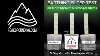 Peak Grounding Filter Shows Fast Healthy Plant Growth