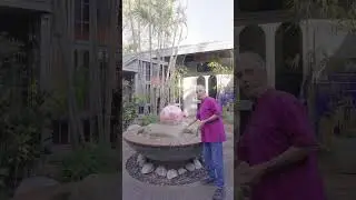 Rose Quartz Fountain Crystal Castle, Byron Bay