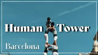 Human Tower Catalonia Castellers The Power Of Trust 4k Spain Festival