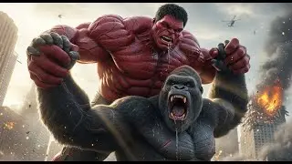 KING KONG vs RED HULK 💥 Joker&rsquo;s Prison Break Ignites a Citywide War!