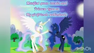 manifest  queen celestia and princess Luna as my girlfriends subliminal