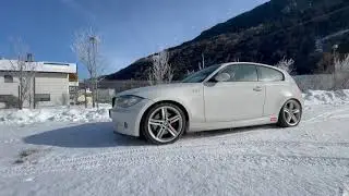BMW 123d on snow ❄️