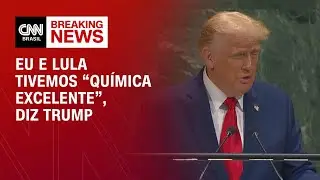 Trump diz que abra&ccedil;ou Lula na ONU e que concordaram em se encontrar | LIVE CNN