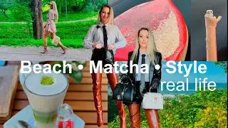 Aesthetic Morning Routine, Beach Days & New Tie  🌞🍵 | My Real-Life Vlog