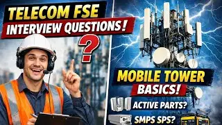 Telecom Interview Question for FSE Interview⚡️SMPS,SPS,GSM,ANTENNA ♨️ FSE Interview
