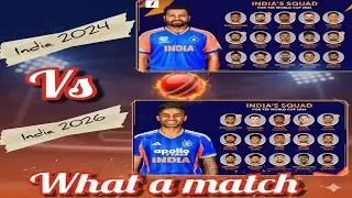 T20 match (India 2024 vs India 2026) 🏏🇮🇳 #Cricket #Match
