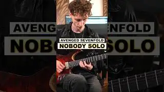 The Hardest Avenged Sevenfold Solo? | Nobody Guitar Cover #avengedsevenfold #guitarcover #nobodysolo