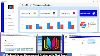 Modern Library Management System with Chat Room ~ C# + MySQL