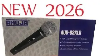 My first ahuja mic 2026