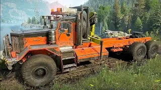 Kenworth 963 Customizations & Test Drive | SnowRunner Season 10 - Fix & Connect