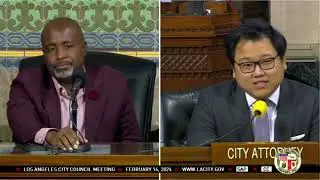 LA City Council - Hugo Hearts Copper Wire Theft & Spindler Ejected - February 2024